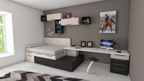 Apartment bedroom